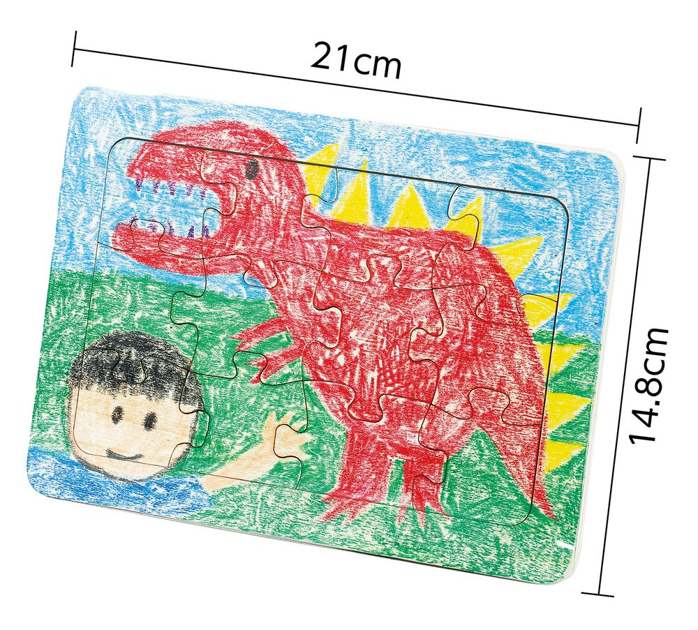 【メール便発送】アーテック 木製パズル 無地 44065 [ホビー・工作用品] 2