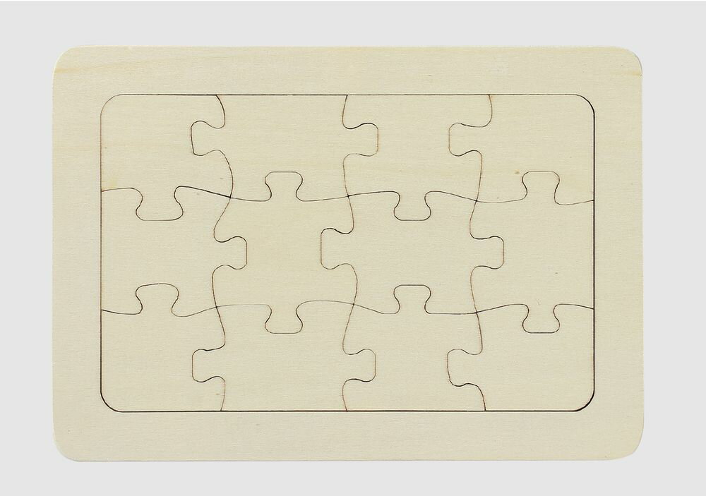 【メール便発送】アーテック 木製パズル 無地 44065 [ホビー・工作用品] 3