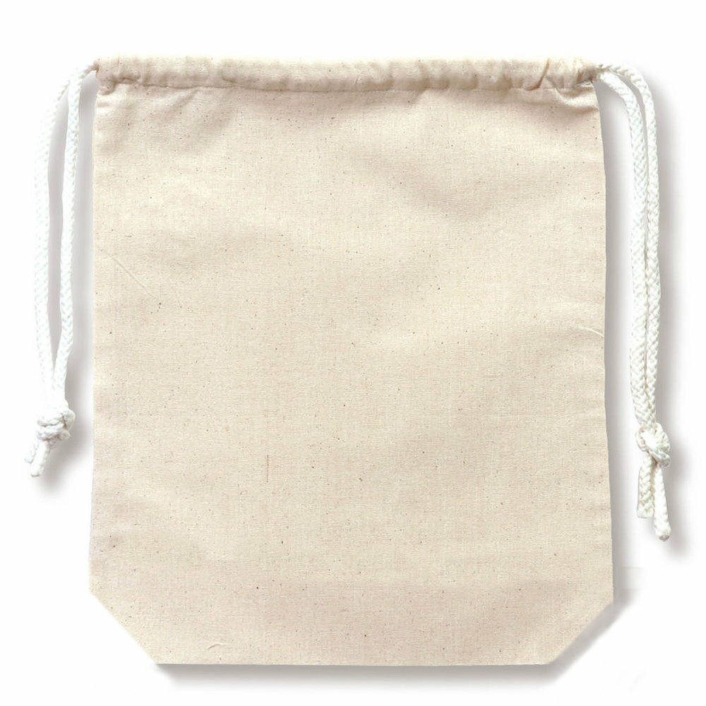 Shopping Bags, Ecology Bags - 【メール便発送】アーテック エコバッグ 巾着大 マチ付き厚手 12373