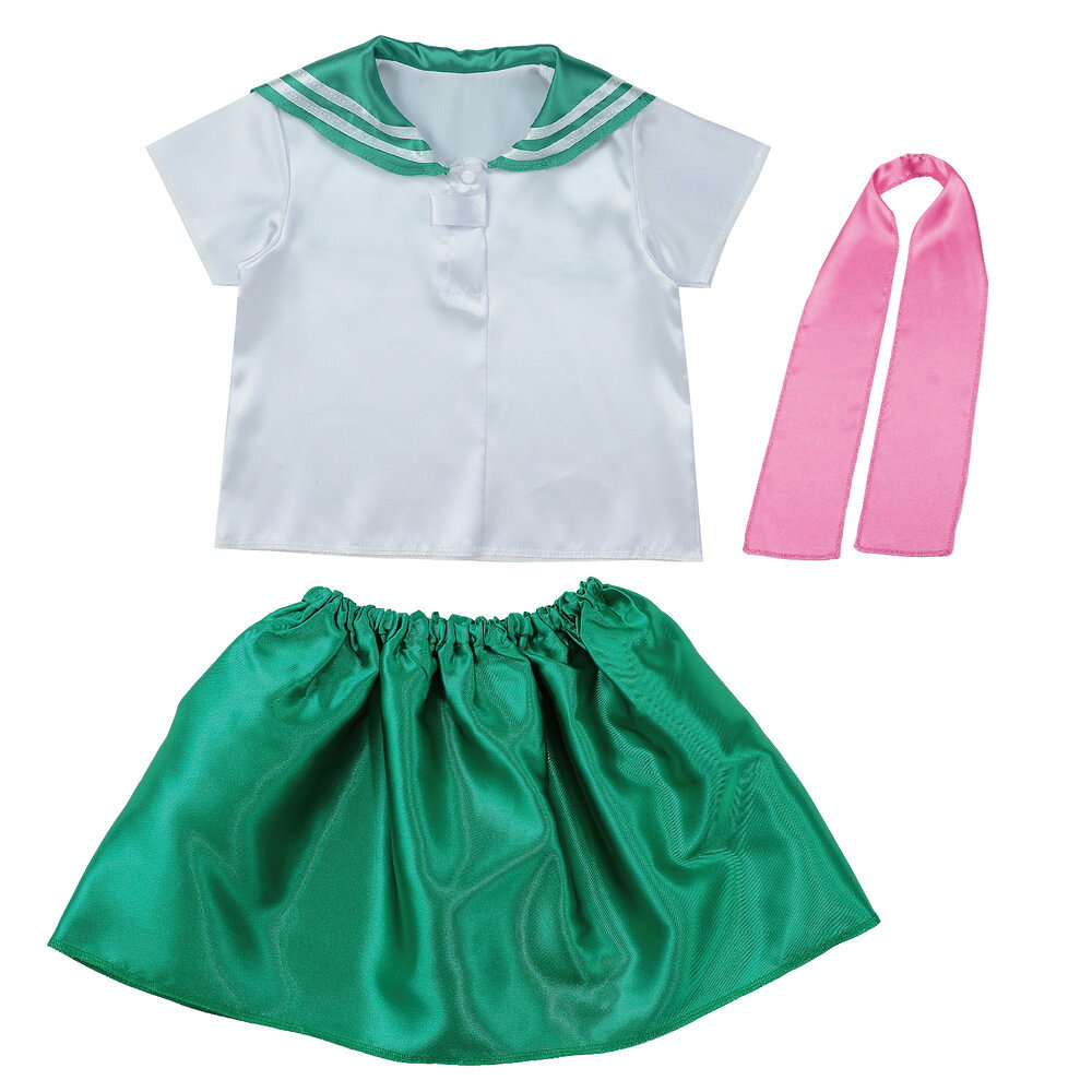 （まとめ買い）アーテック キッズコスプレ衣装 セーラー服 グリーン×ピンク 19275 〔×3セット〕 [イベント衣装・コスチューム] 【北海道・沖縄・離島配送不可】