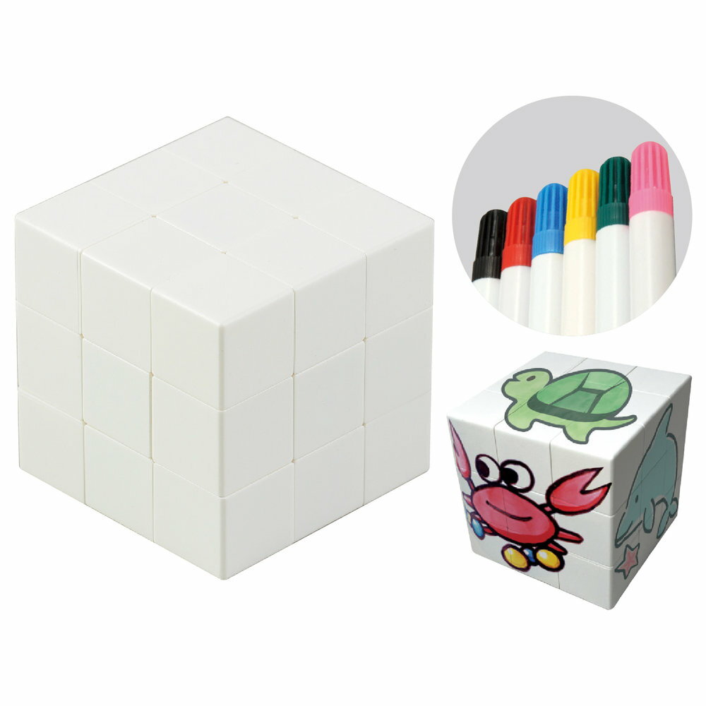 Artec Drawing Cube Puzzle 21864 [Toys & Educational Toys] 【Shipping to Hokkaido, Okinawa, and remote islands is not available】
