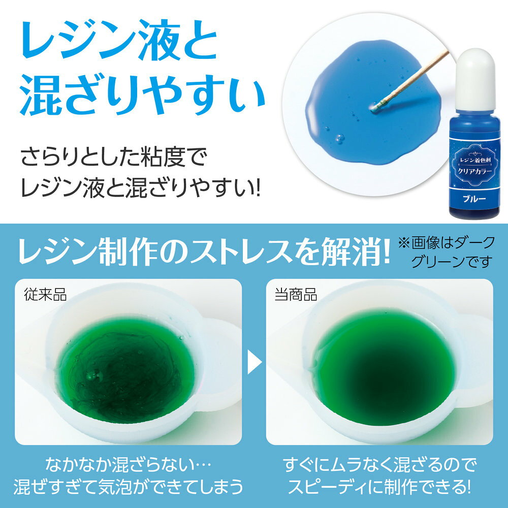 【メール便発送】アーテック Artecレジン着色剤 透明色 10ml ブルー 58681 [ホビー...