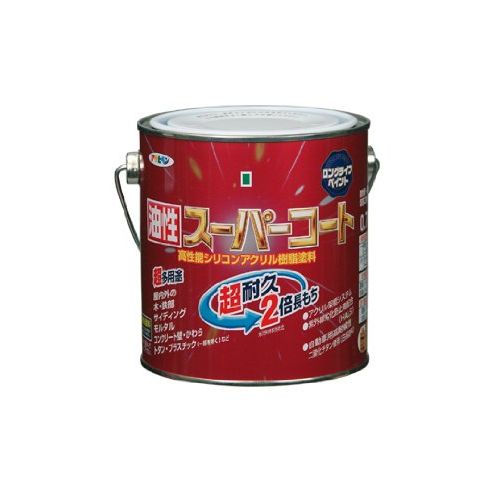 （まとめ買い）アサヒペン 油性スーパーコート 0.7L 若草色 〔3缶セット〕【北海道・沖縄・離島配送不可】