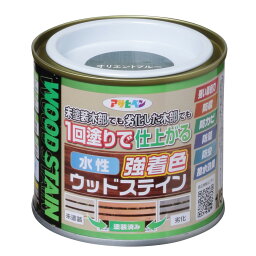 アサヒペン 木部水性塗料 水性強着色ウッドステイン 1/5L オリエントブルー 【北海道・沖縄・離島配送不可】