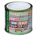 アサヒペン 木部水性塗料 水性強着色ウッドステイン 1/5L ホワイト 【北海道・沖縄・離島配送不可】