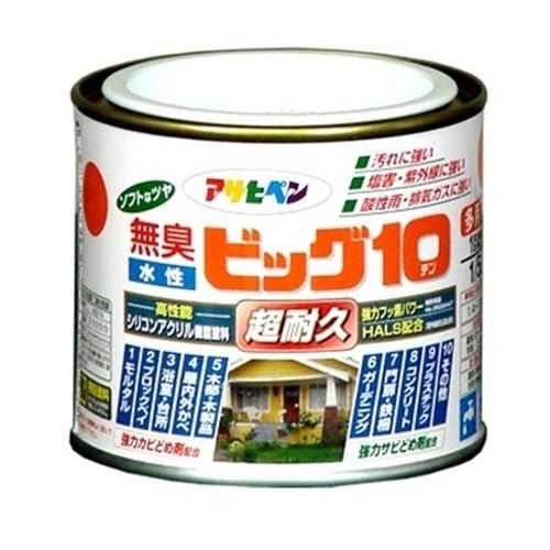 ●規格：1/5L●標準塗り面積（1回塗り）：1.4〜1.9m2（タタミ0.9〜1.2枚分）●乾燥時間：夏期30分〜1時間/冬期2〜3時間●うすめ方：塗料の粘土が高くて塗りにくい時は、水で少し（5％以内）うすめて下さい。●用具の手入れ：塗料が乾かないうちに水か湯で洗って下さい。●特殊フッ素樹脂、反応硬化型シリコン変性アクリル樹脂、紫外線劣化防止剤（HALS）の相乗効果により、汚れにくく、耐久性が格段にすぐれた高性能塗料です。●白系塗料には自動車用にも使用されている高性能二酸化チタンを使用しています。●いやな臭いのしない無臭タイプで、1回塗りで仕上がります。●サビドメ剤、防カビ剤を配合していますので、サビやカビの発生を防ぎます。●厚塗りしてもタレにくく、たいへん塗りやすい塗料です。 ●フッ素樹脂配合・汚れにくい ●サビ止め剤配合・サビを防ぐ●カビ止め剤配合・カビを防【注意事項】●うすめ方：塗りにくいときは水（5％以内）でうすめて下さい。●乾燥時間：夏期/30分〜1時間　冬期/2〜3時間。●標準塗り面積：【1回塗り】 1/5L 1.4〜1.9平米 (タタミ0.9〜1.2枚分) /0.7L 5.0〜6.6平米 (タタミ3〜4枚分)1.6L 11〜15平米 (タタミ6〜9枚分) /5L 36〜47平米 (タタミ21〜28枚分) 10L 71〜94平米 (タタミ42〜56枚分)