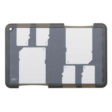 エツミ JJC メディアホルダー SDカード2枚+マイクロSD4枚用 ブラック JJC-SDMSD6BK【代引不可】