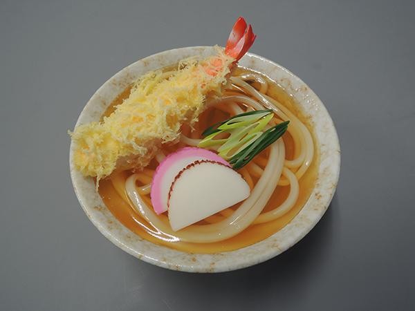 日本職人が作る 食品サンプル　天ぷらうどん　IP-427 【北海道・沖縄・離島配送不可】