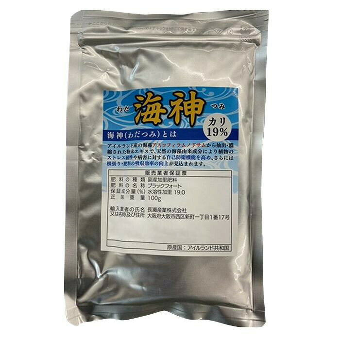 川合肥料　海藻系活力材　海神　100g×5 【北海道・沖縄・離島配送不可】