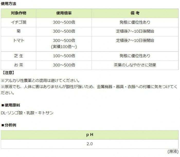 川合肥料　機能性資材　キトキング　18リットル 【北海道・沖縄・離島配送不可】