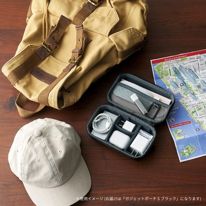 セトクラフト ガジェットポーチ S ブラック F23-0371-BK 【北海道・沖縄・離島配送不可】 fujix-12471384 フジックス サンプル画像3
