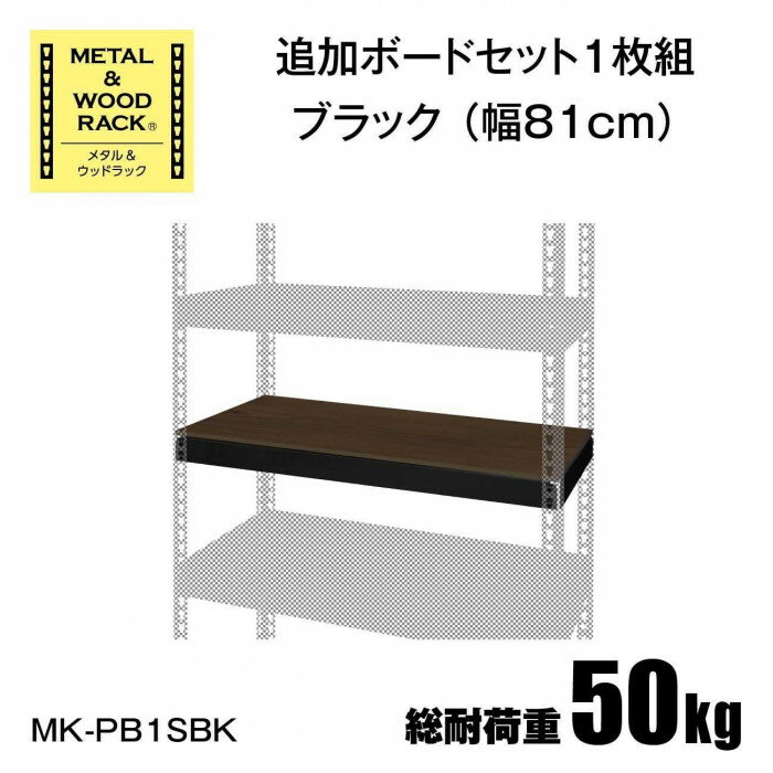 追加ボードセット1枚組 幅81cm MK-PB1SBK ブラック 【北海道・沖縄・離島配送不可】 3
