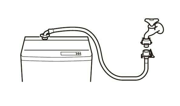 三栄水栓　SANEI　自動洗濯機給水ホース　PT17-1-2 【北海道・沖縄・離島配送不可】