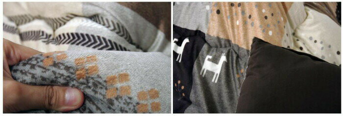 こたつ掛け布団 『シンシア』 ノルディック ブラウン 約205×245cm 5189139 【北海道・沖縄・離島配送不可】