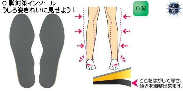 O脚さんいらっしゃい(レディス・女性用・Free)　靴用中敷き　ベージュ 【北海道・沖縄・離島配送不可】 3
