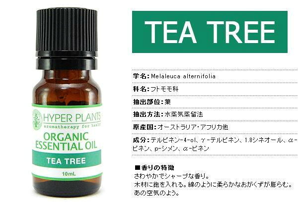 HYPER PLANTS ハイパープランツ オーガニックエッセンシャルオイル ティートリー 10ml HE0209 fujix-12346484 フジックス サンプル画像3