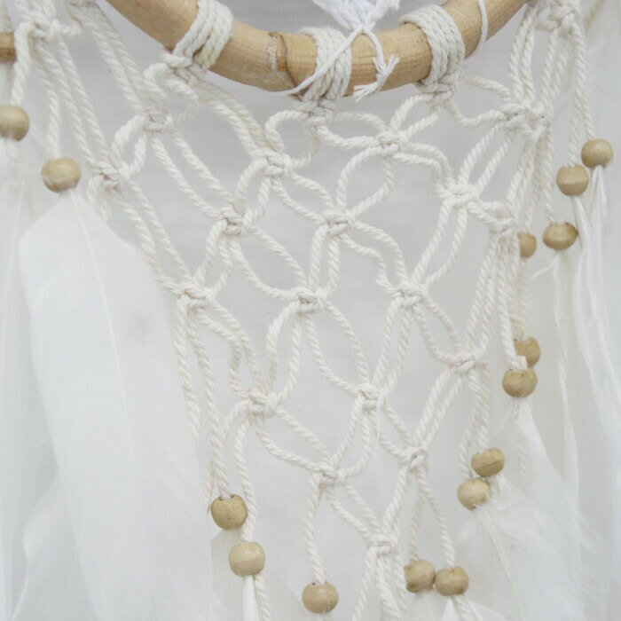 ラタンドリームキャッチャー クロシェ&マクラメ ブルー 10223820315 【北海道・沖縄・離島配送不可】 [3]