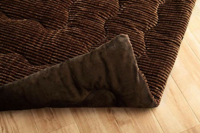 こたつ布団 長方形 無地 コーデュロイ調 抗菌防臭 ブラウン 約205×285cm 1181830060511 【北海道・沖縄・離島配送不可】 [2]