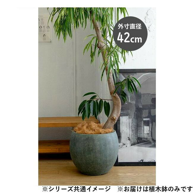グリーンポット 植木鉢 バンドール ボール カッパーグリーン 42cm EB-BB4235CG 【...