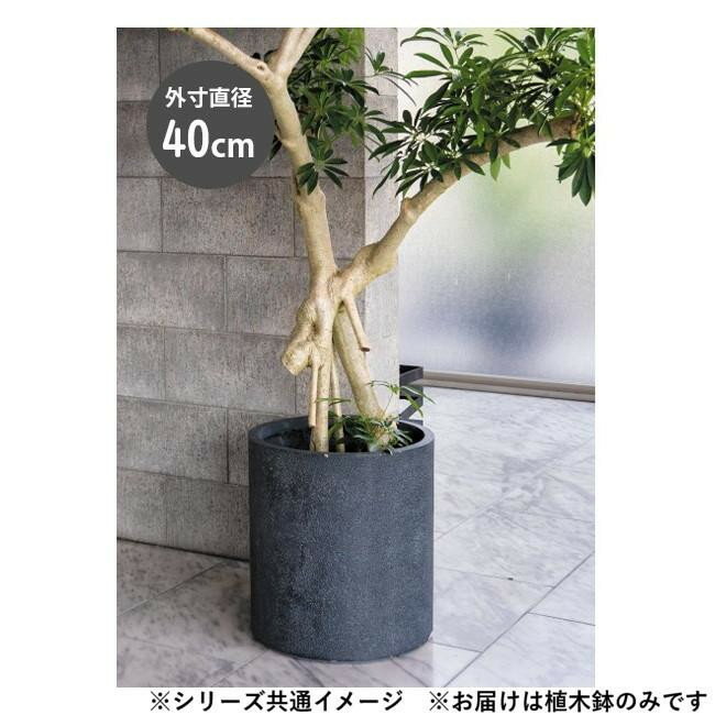 グリーンポット 植木鉢 グレイニー シリンダー ブラック 30cm GA-3230BK 【北海道...
