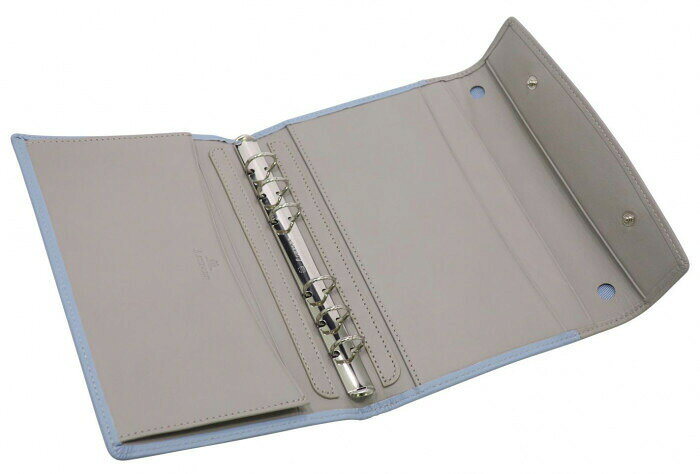 ASHFORD アシュフォード システム手帳 モダングレース BIBLE 15mm モーニンググレ...