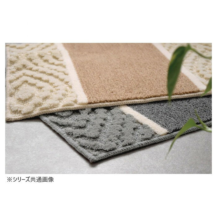 アラン 廊下敷きマット(抗菌防臭 吸水速乾) 日本製 65×700cm グレー 【北海道・沖縄・離島配送不可】 [3]