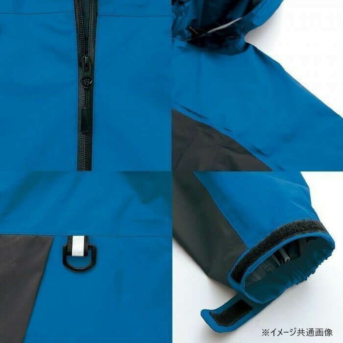 アイトス 全天候型ジャケット ブルー×チャコール M 56301 【北海道・沖縄・離島配送不可】