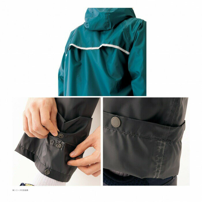 アイトス レインスーツ(男女兼用)(AS-7100) ブルー LL 56207 【北海道・沖縄・離島配送不可】