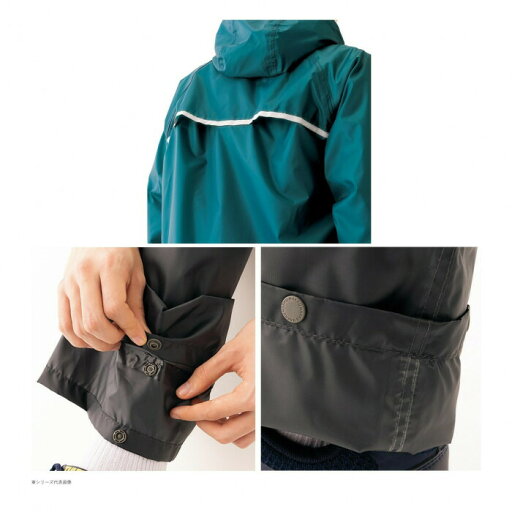 アイトス レインスーツ(男女兼用)(AS-7100) ネイビー LL 56207 【北海道・沖縄・離島配送不可】