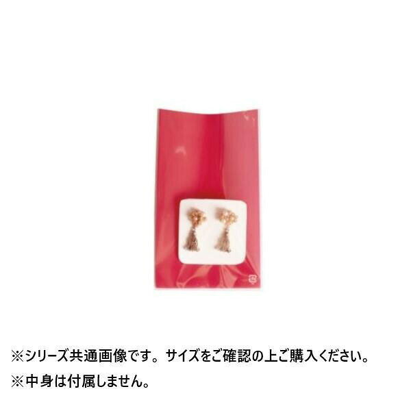 フジックスのクリアバッグ 柄OPPバッグ クリアカラー(レッド) MA 4864 50枚 【沖縄配送不可】｜アングル3