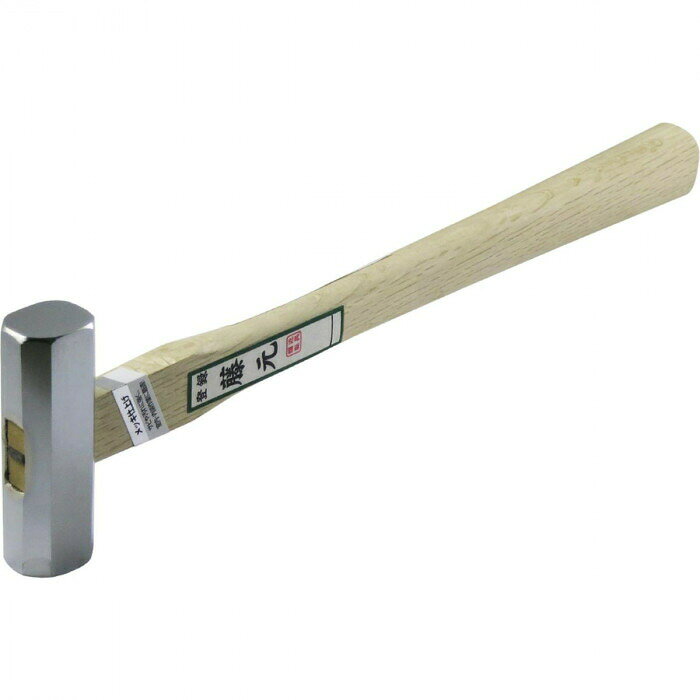 フジックスのコンヨ 藤元 本職用 八角玄能 メッキ加工 375g 12393 【沖縄配送不可】｜アングル2