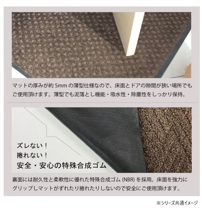 (クリーンテックス) スクレイプマットS シルバー 75 × 90 cm 【北海道・沖縄・離島配送不可】 [2]