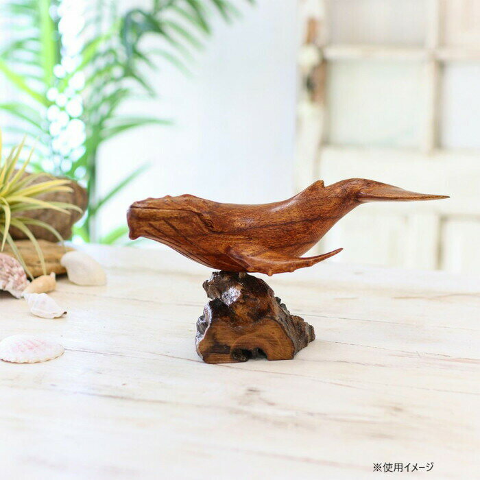 古木木彫 クジラ 10225806040 【北海道・沖縄・離島配送不可】