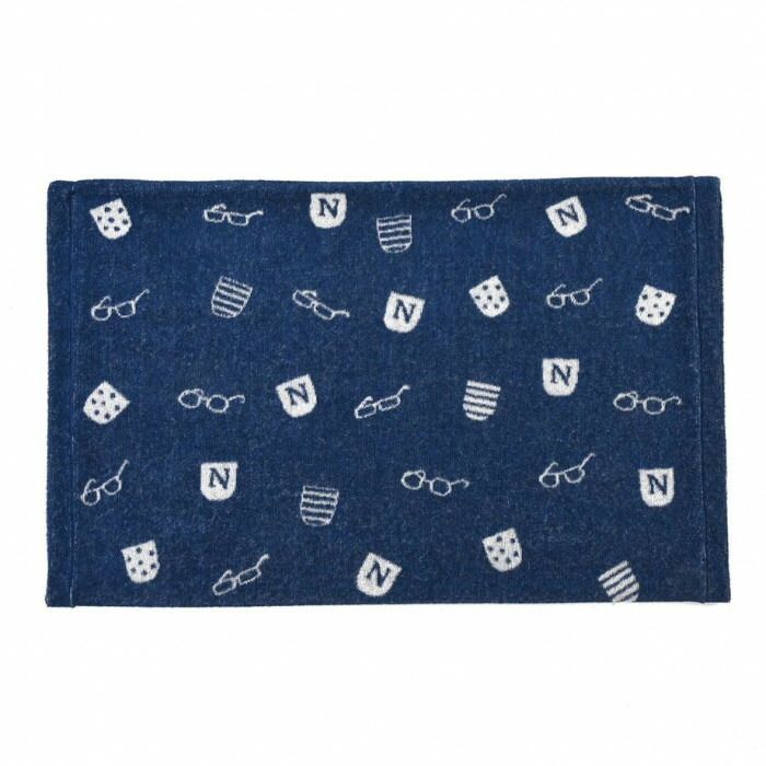 クスグルジャパン ジャガード織りののびのびパイルまくらカバー ネコまるけ柄 コン 24-7574 【北海道・沖縄・離島配送不可】