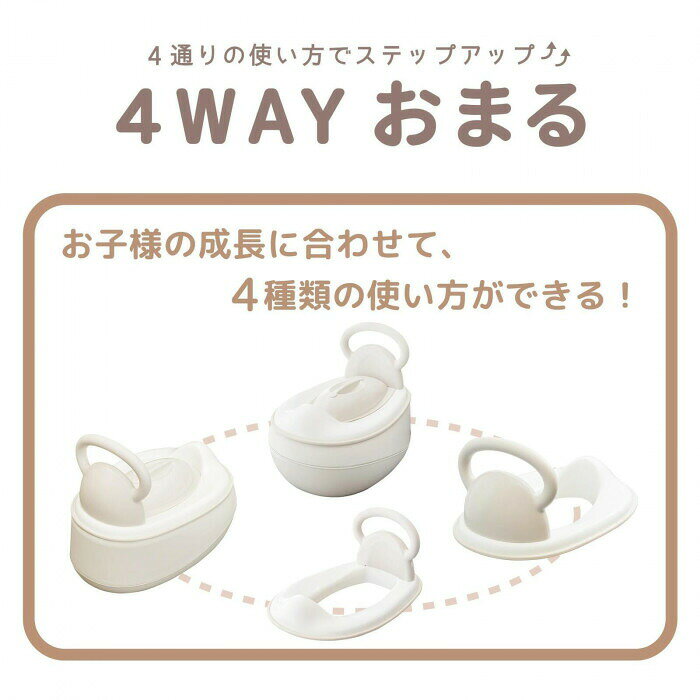 フジックスの4WAYおまる(グレージュ) 【北海道・沖縄・離島配送不可】｜アングル2