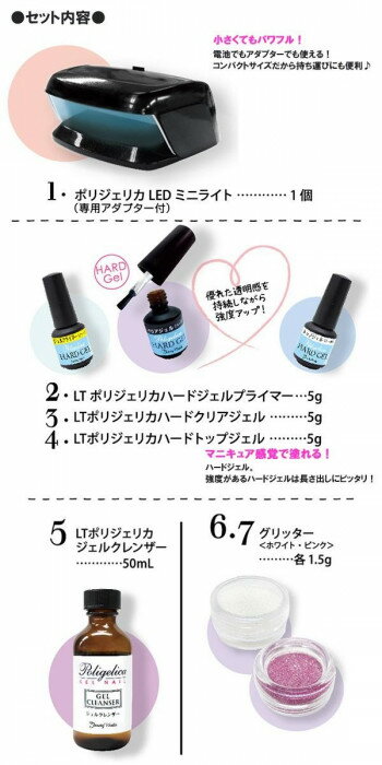 �ӥ塼�ƥ������ɡ��ݥꥸ���ꥫ��Poligelica��LED�ߥ˥饤���ա��ե������ȥ��եȥ����륻�åȡ�APGS5801 ���̳�ƻ�����졦Υ�������Բġ�