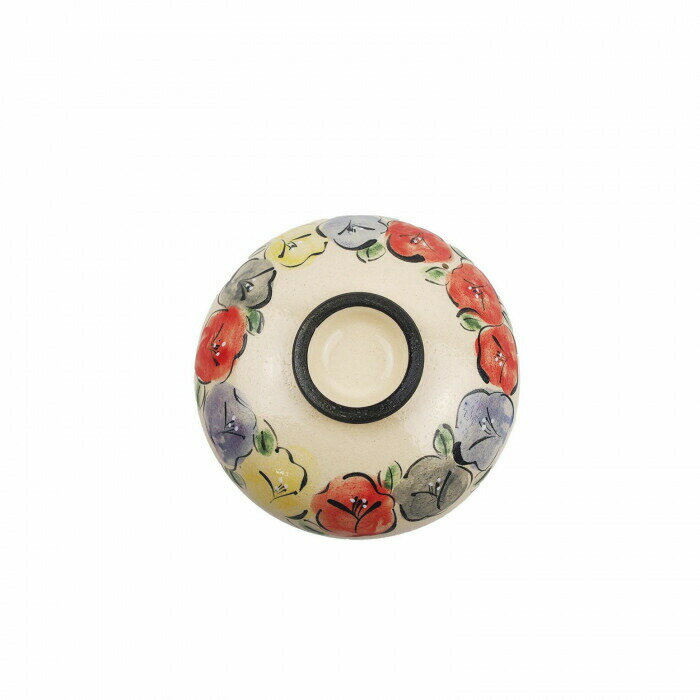 M0072 花の輪 8号土鍋 萬古焼 【北海道・沖縄・離島配送不可】