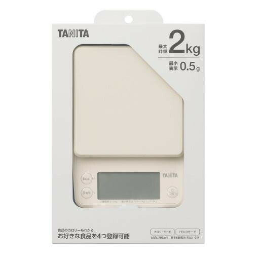 TANITA タニタ デジタルクッキングスケール KJ221IV アイボリー 【北海道・沖縄・離島配送不可】 2