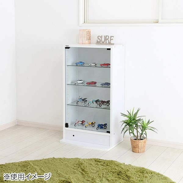 コレクションラック レギュラー ロータイプ 奥行29cm本体 CR-T5529L W・ホワイト 【北海道・沖縄・離島配送不可】 [2]