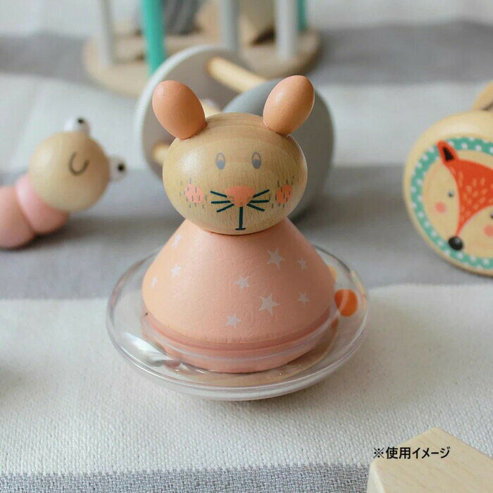 フジックスのROLY POLY ロリー ポリー 木製おもちゃ RABBIT 57860｜アングル2