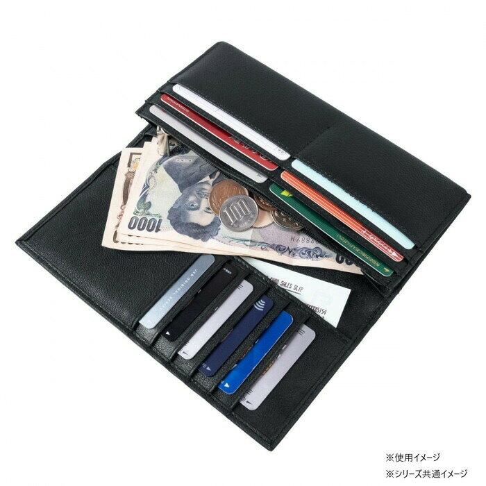 フジックスの神宮館高島暦 財布 束入 チョコ JIN-ID-1001｜アングル2