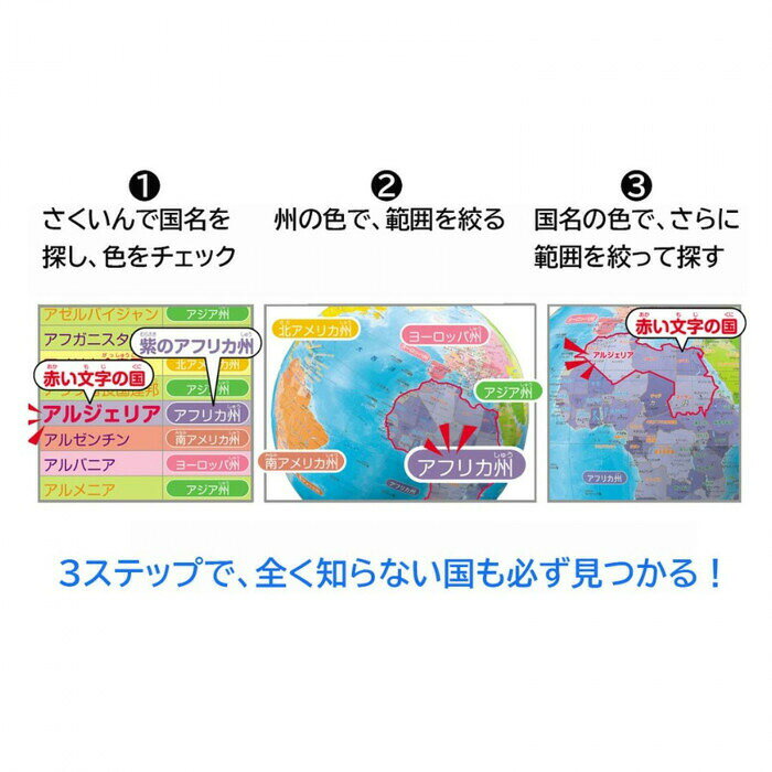 KUMON くもん 知らない国がすぐに見つかるくもんの地球儀L 6歳以上 SC-21 【北海道...