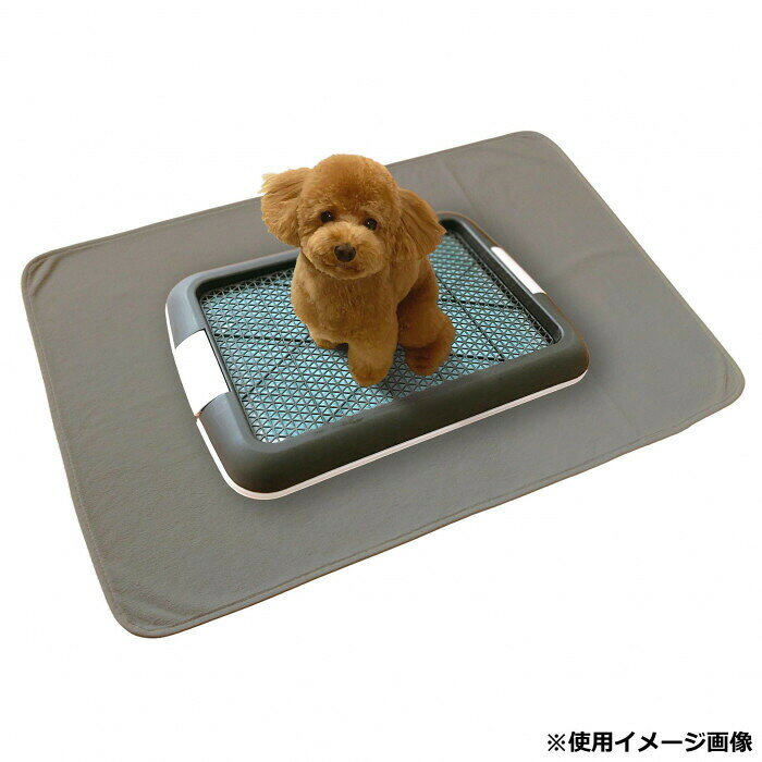犬飼タオル BS6090 マイクロファイバーなめらかリッチ 防水シート グレー