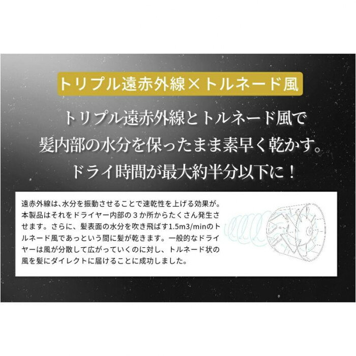 KALOS BEAUTY TECHNOLOGY Dr.Beau ラトラクションドライヤー DB-KP507-C 【北海道...