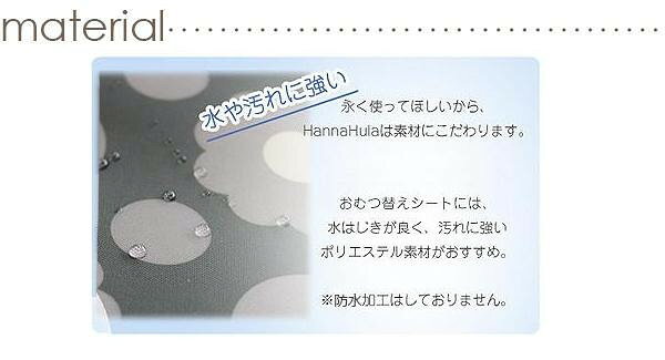 フジックスのHanna Hula(ハンナフラ) おむつ替えシート アニマルフレンズ・CMT-ANF｜アングル3