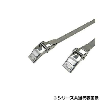 フジックスのプロテクト 防鳥ワイヤー副資材 結束材 ステンレスバンド SFT-N005 φ140以内用 50本 1箱 【北海道・沖縄・離島配送不可】｜アングル2