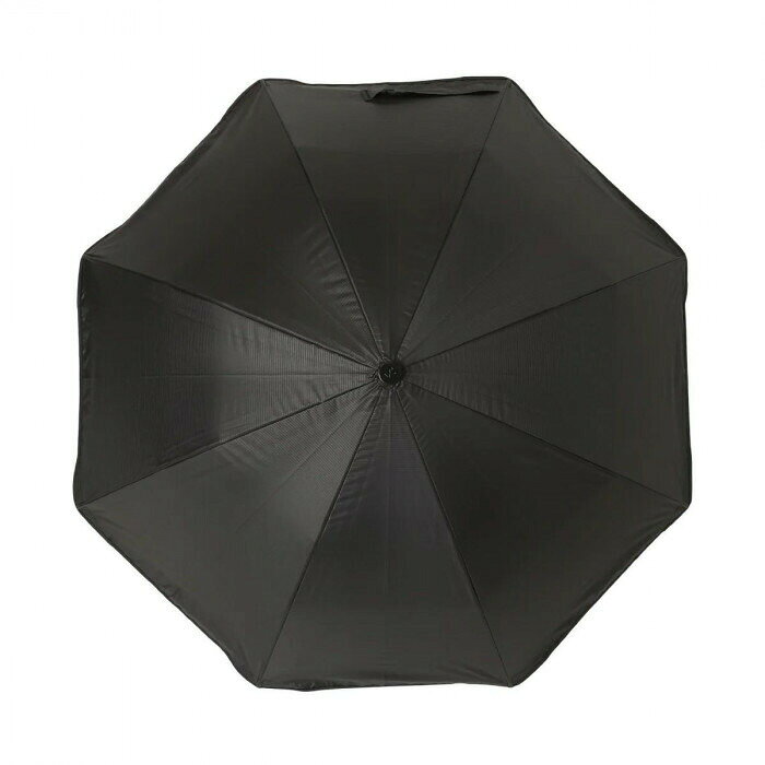 フジックスのサエラ PL120 +TIC HYBRID プラスチック ハイブリッド 晴雨兼用傘 60cm ブラック 【北海道・沖縄・離島配送不可】｜アングル3