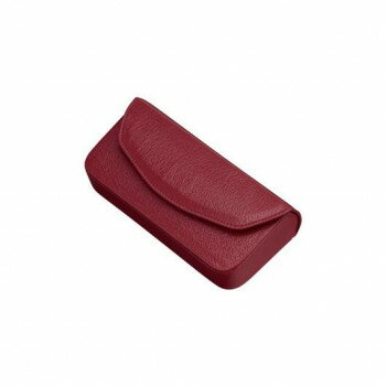 FG-6　メガネケース　マジックテープ式　鼻あて付　FG-6　エンジ 【北海道・沖縄・離島配送不可】