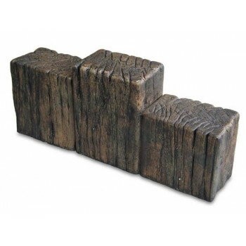 NXstyle　花壇材　スリーパーエッジャー　C　段違3連 ×2個　1335003 【北海道・沖縄・離島配送不可】