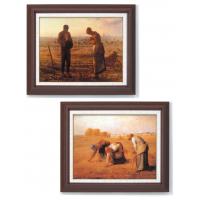 ＜＜ご注意下さい＞＞こちらの商品はメーカーよりお客様へ直接お届けの品になります。 当店での在庫はしておりません。在庫の有無はメーカー在庫のみになりますので、急な欠品や急に廃盤になる可能性がございます。こちらの商品の配送について○北海道・沖縄・離島につきましては、配送不可となりますので予めご了承お願いします。こちらの商品の包装(ラッピング)について○上記の理由(メーカーより直送)により包装はできませんので予めご了承お願いします。こちらの商品の不具合について○お届けしましたこちらの商品に不具合があった場合、商品到着日より1週間以内に当店にご連絡ください。メーカーが直接対応させて頂きます。○お客様がご自身で修理された場合、費用の負担は致しかねますので予めご了承下さい。お部屋で有名な名画を鑑賞していただけます。1715040・晩鐘1702040・落穂拾い農民の生活風景を描き続けた「農民画家」として有名なミレー。本物により近く複製した名画額です。農民の生活風景を描き続けた「農民画家」として有名なミレー。本物により近く複製した名画額です。サイズ：約433×525×50mm個装サイズ：46×56×7cm重量：2300g個装重量：2750g素材・材質：フレーム:PS樹脂付属品：壁掛け紐製造国：日本